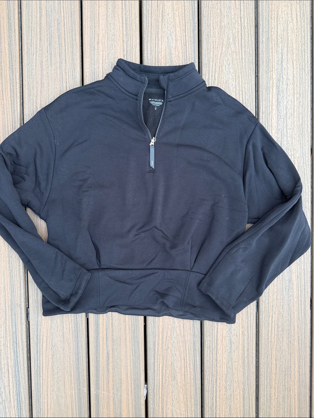 Athleta Black Half-Zip women’s Sweater